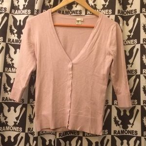 Lavender Half-sleeve Sweater